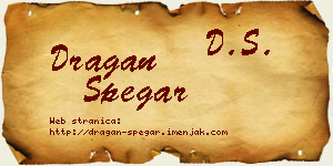 Dragan Špegar vizit kartica